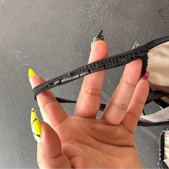 Fabletics Valentina black mesh one piece swimsuit Sz S - Picture 7 of 7